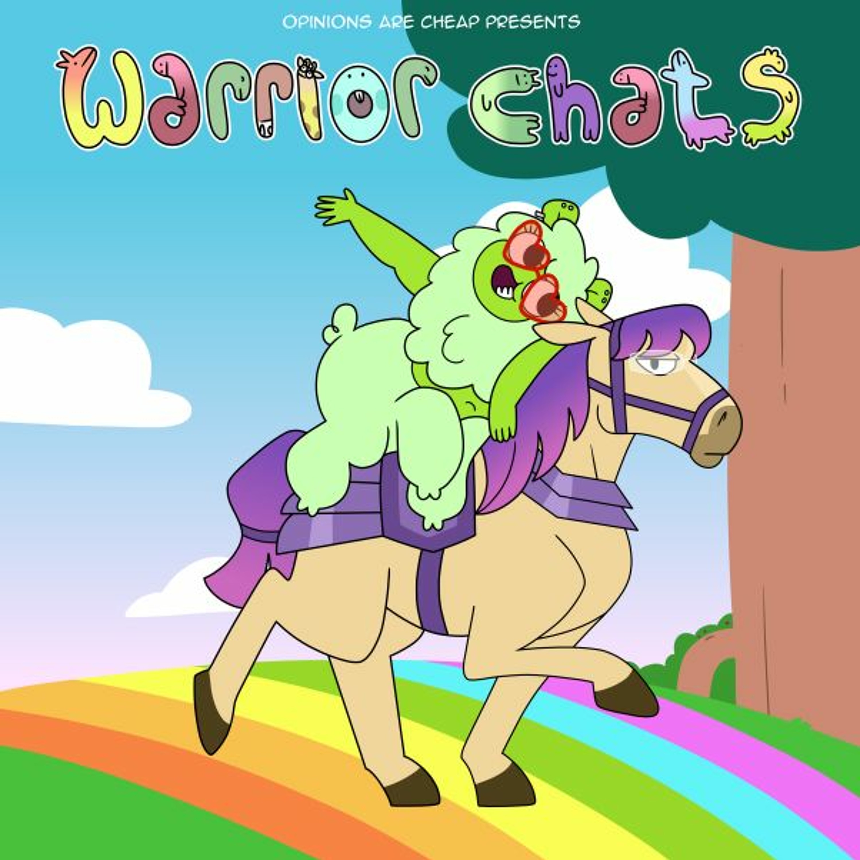 Warrior Chats Episode 2 - In Centaurworld, Awooo Splat episode artwork