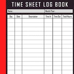 READ eBooks Daily Time Sheet log book: Timesheet Log Book To Record Time