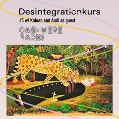 Desintegrationkurs #5 With Kaloan And Andi As Guest [Cashmere Radio]