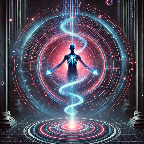 Abstract Vortex - Black Space