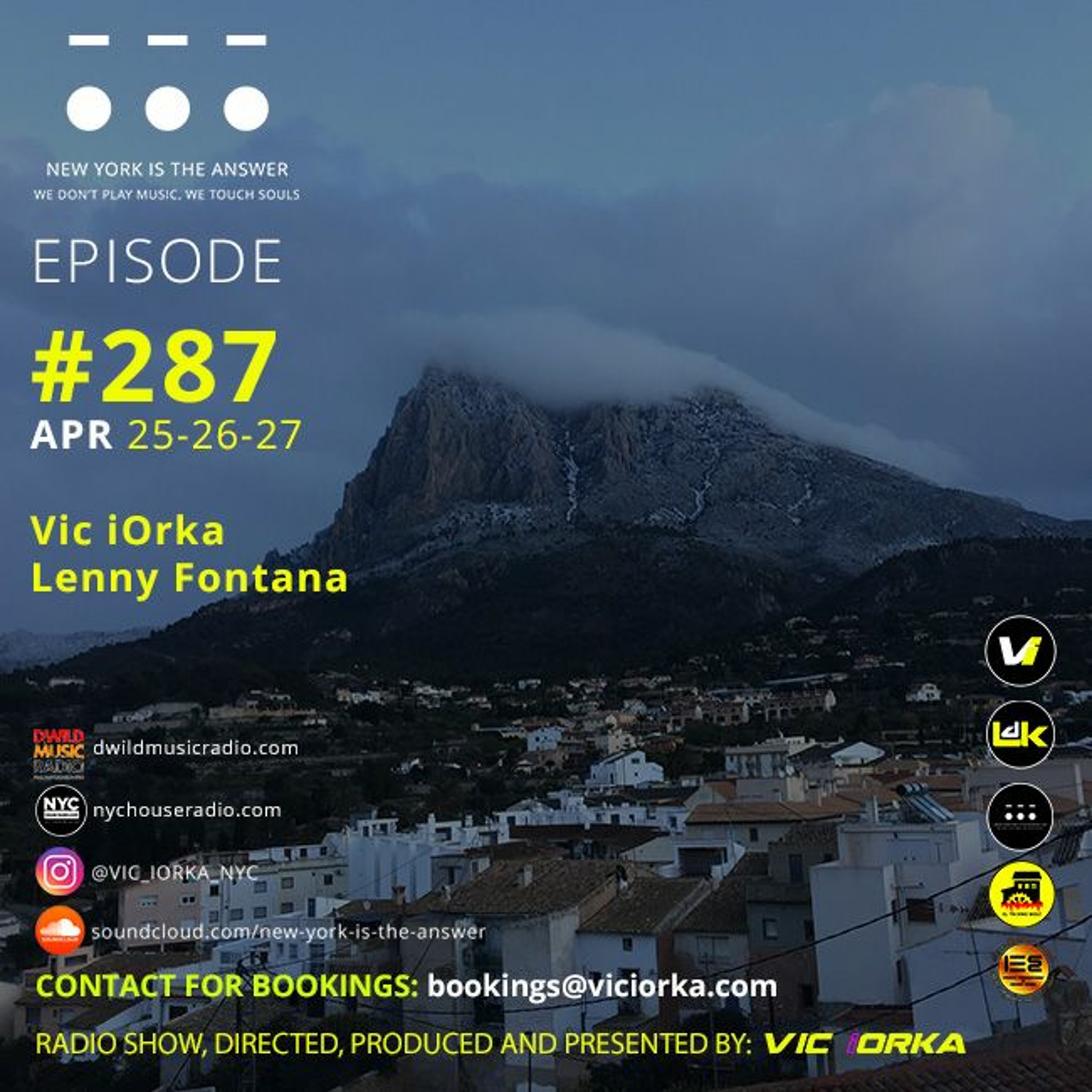 NYITA - S7 - E287 - VIC IORKA - LENNY FONTANA - APR 25-26-27 episode artwork