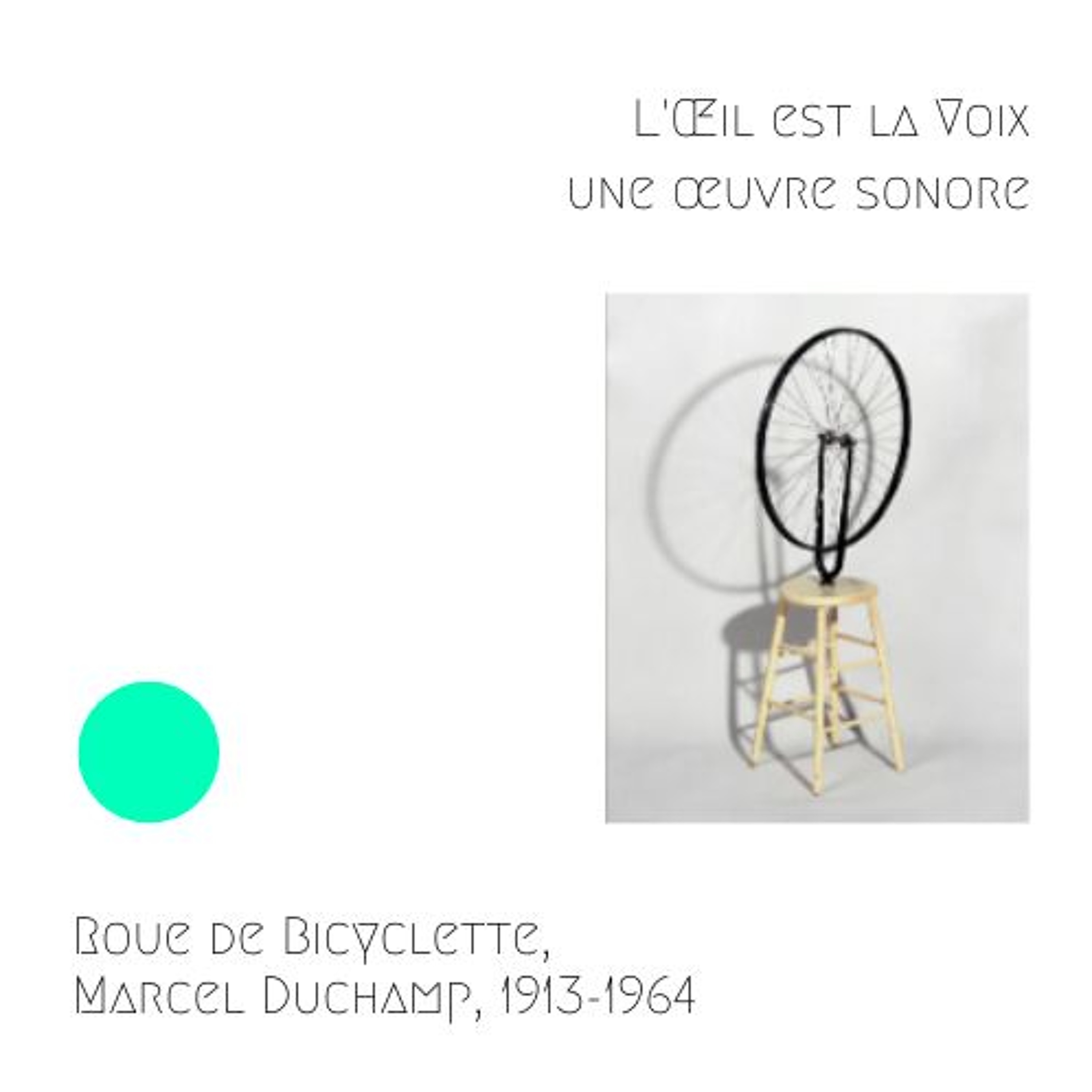 CHANEL - Roue de Bicyclette, 1913-1964, Marcel Duchamp