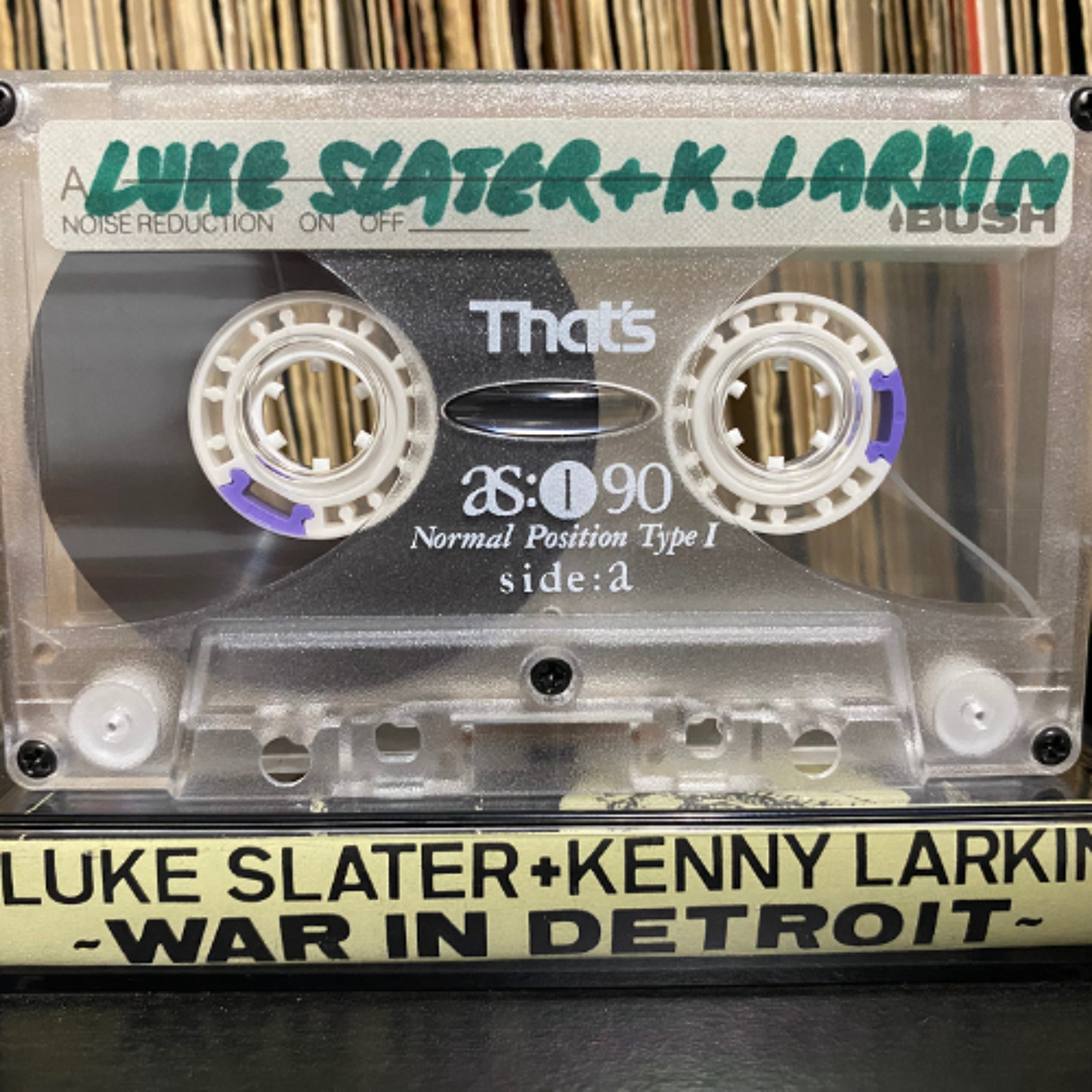 Luke Slater & Kenny Larkin - War In Detroit circa 1992’ (Manny’z Tapez) episode artwork