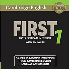 DOWNLOAD FREE Cambridge English First 1 for Revised Exam from 2015 Student's Book with Answers: Auth