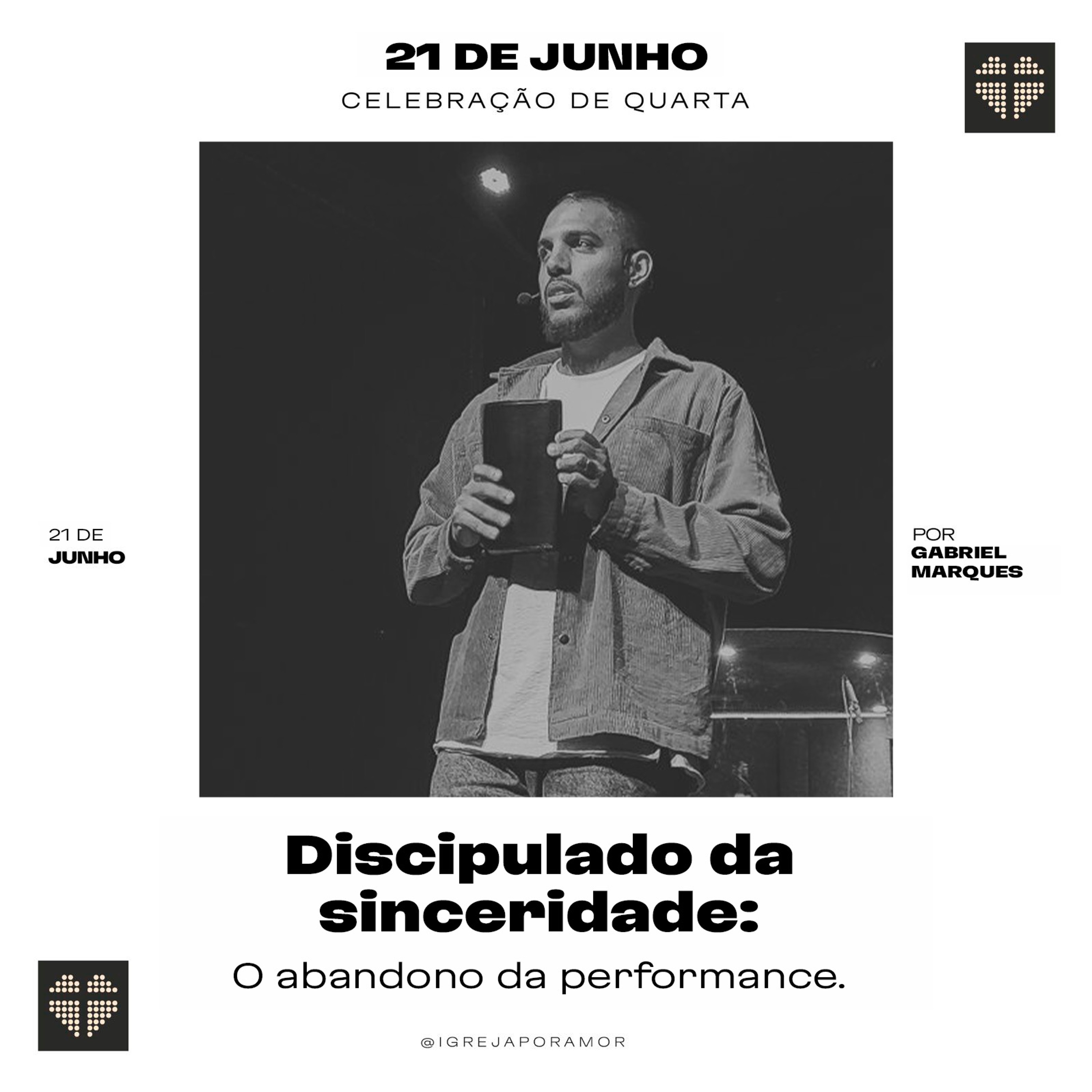 (#05) Discipulado da Sinceridade: O Abandono da Performance | Gabriel Marques | Por Amor | 21.06.23 episode artwork