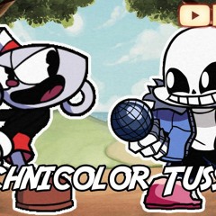 Technicolor Tussle but Sans vs Cuphead