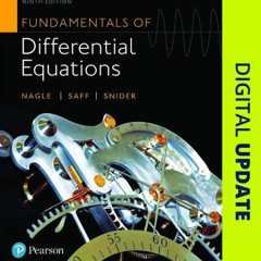 download PDF 🖊️ Fundamentals of Differential Equations by  R. Nagle,Edward Saff,Arth