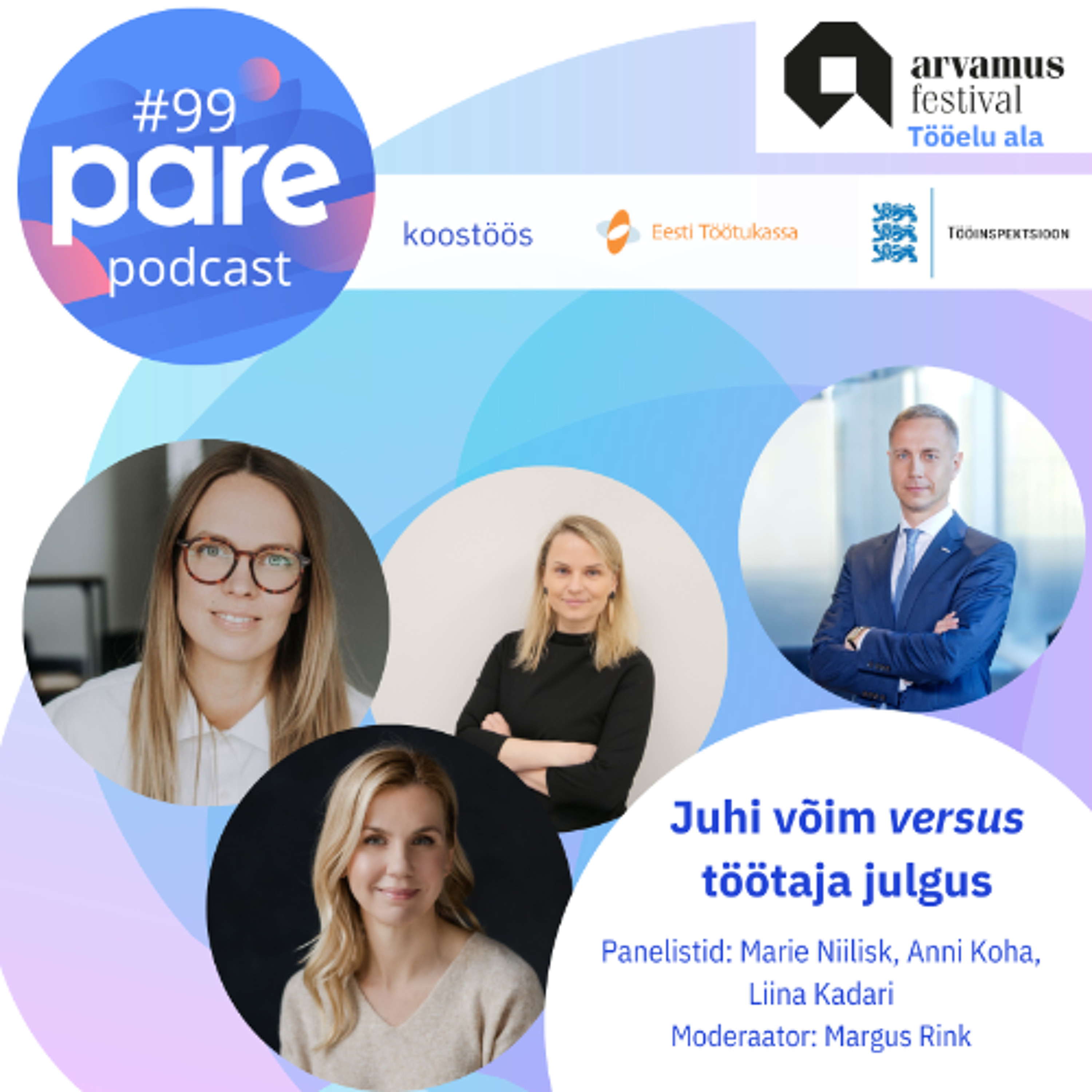 PARE Podcast #99 Arvamusfestival 2025 Tööelu ala: Juhi võim versus töötaja julgus