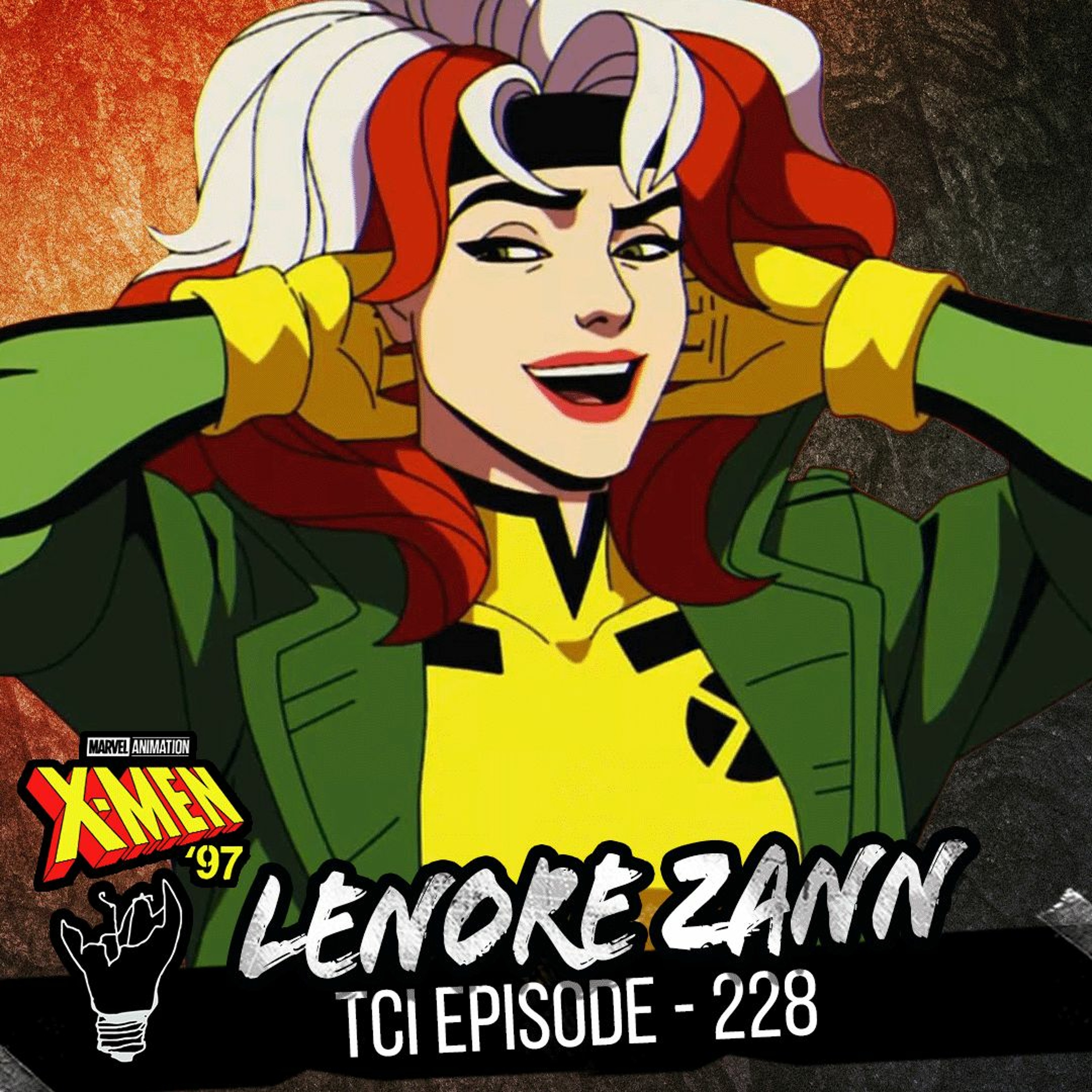 Episode 228 feat Lenore Zann aka Rogue (X-Men 97 & X-Men: The Animated Series) episode artwork
