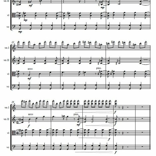 Pawel Strzelecki: 1. Prelude [String Quartet No. 5 (2020)].