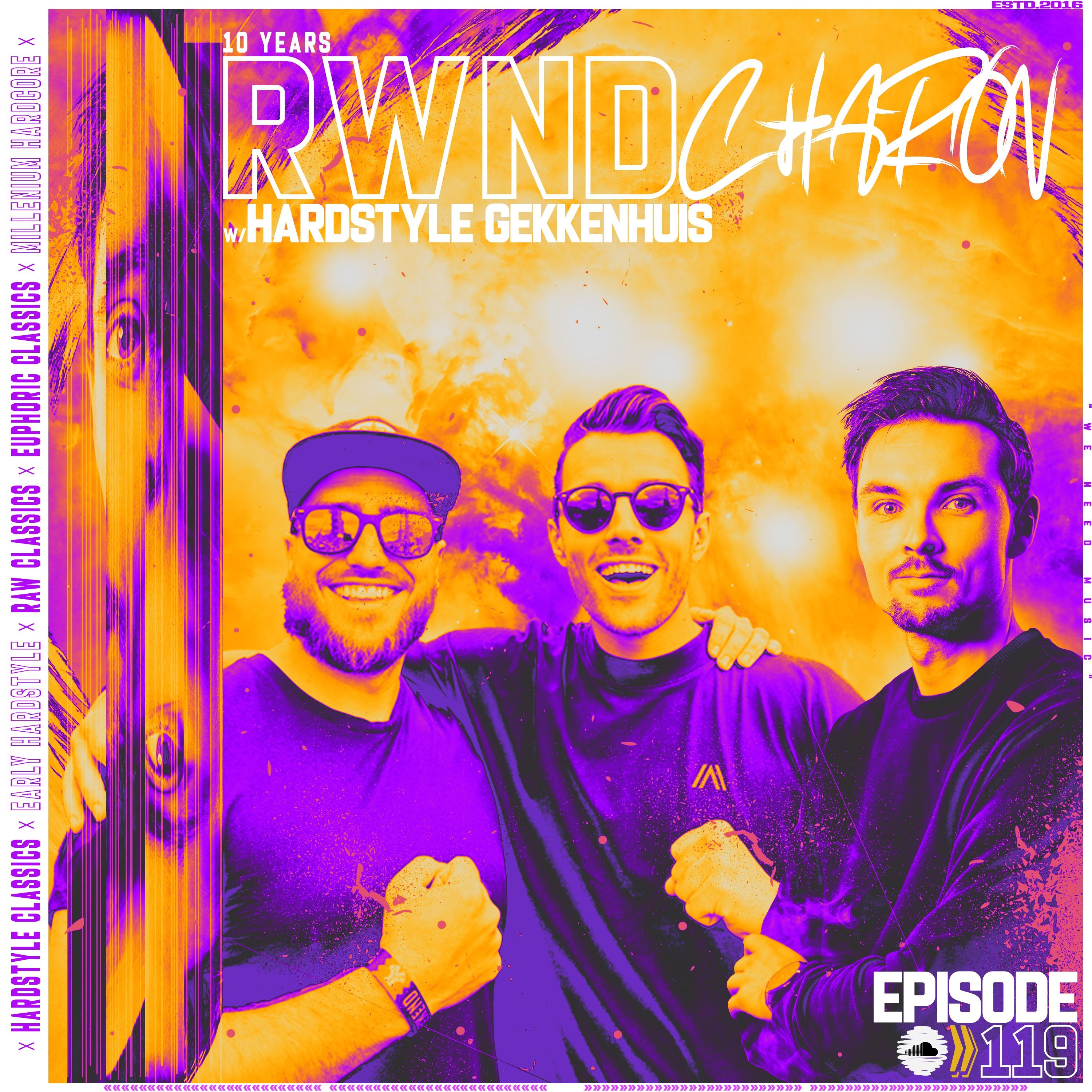 Charon pres. RWND 10 YEARS | w. Hardstyle Gekkenhuis episode artwork