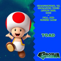 Toad (ChaosControl VA Character Voice Acting Reel 2023)