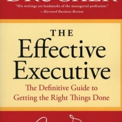 Peter Drucker Effective Executive Epub