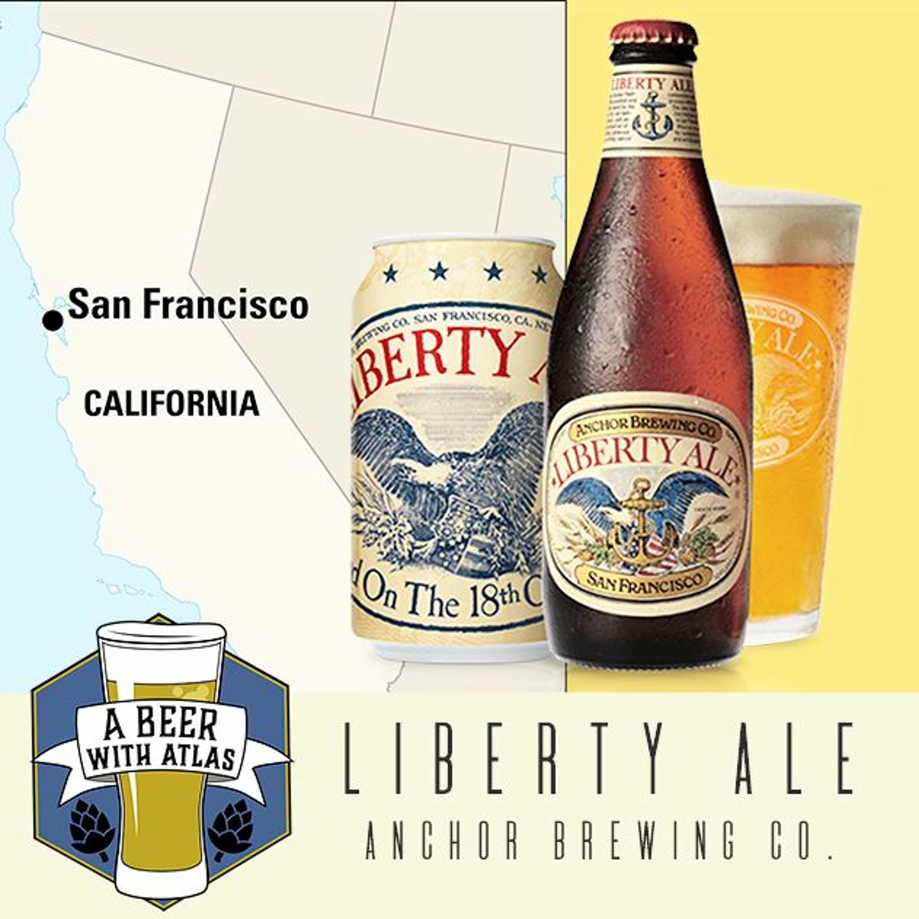 Liberty Ale from Anchor Brewing Company - Beer with Atlas 98