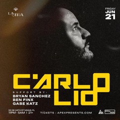 Live Opening Set For Carlo Lio @La Otra, Miami 6/21