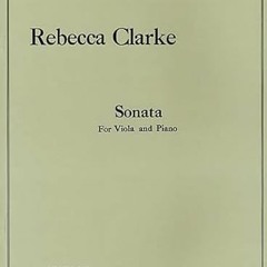 [READ] EPUB 📖 Sonata: for Viola and Piano by  Rebecca Clarke PDF EBOOK EPUB KINDLE