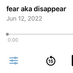 fear aka disappear