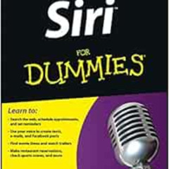 [VIEW] KINDLE 📬 Siri For Dummies by Marc Saltzman KINDLE PDF EBOOK EPUB