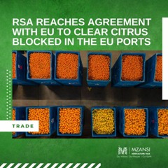 SA Reaches Agreement With EU To Clear Citrus Blocked In The EU Ports
