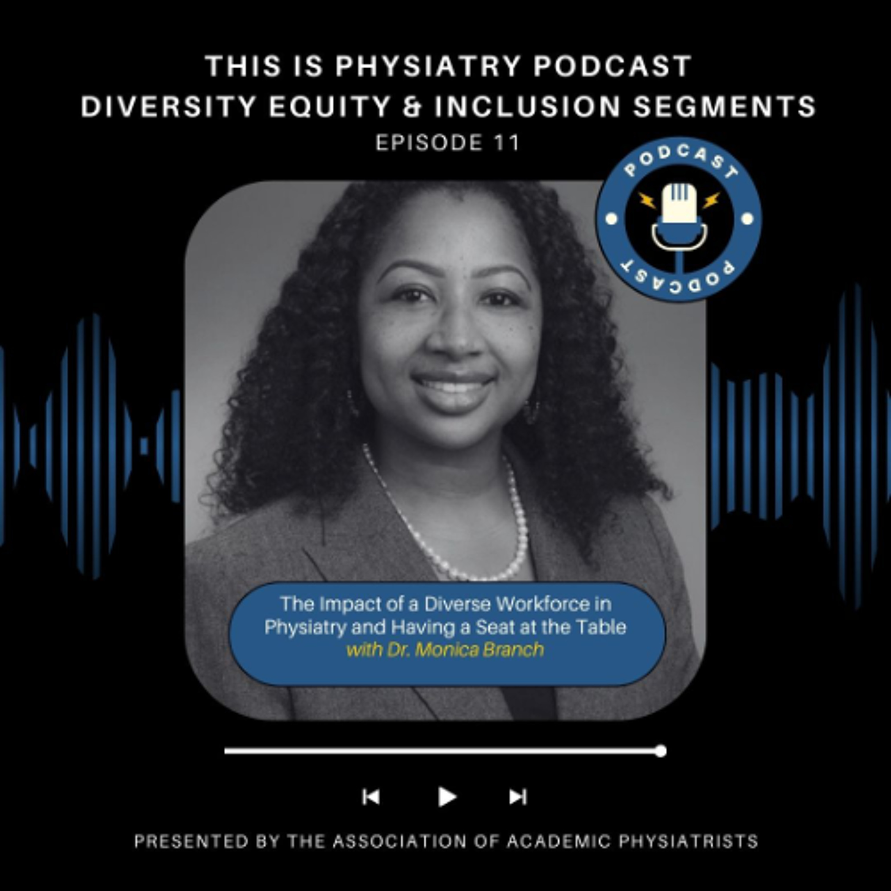 Ep. 11: The Impact of a Diverse Workforce in Physiatry and Having a Seat at the Table episode artwork