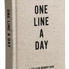 [READ] EPUB KINDLE PDF EBOOK Canvas One Line a Day: A Five-Year Memory Book (Yearly Memory Journal a