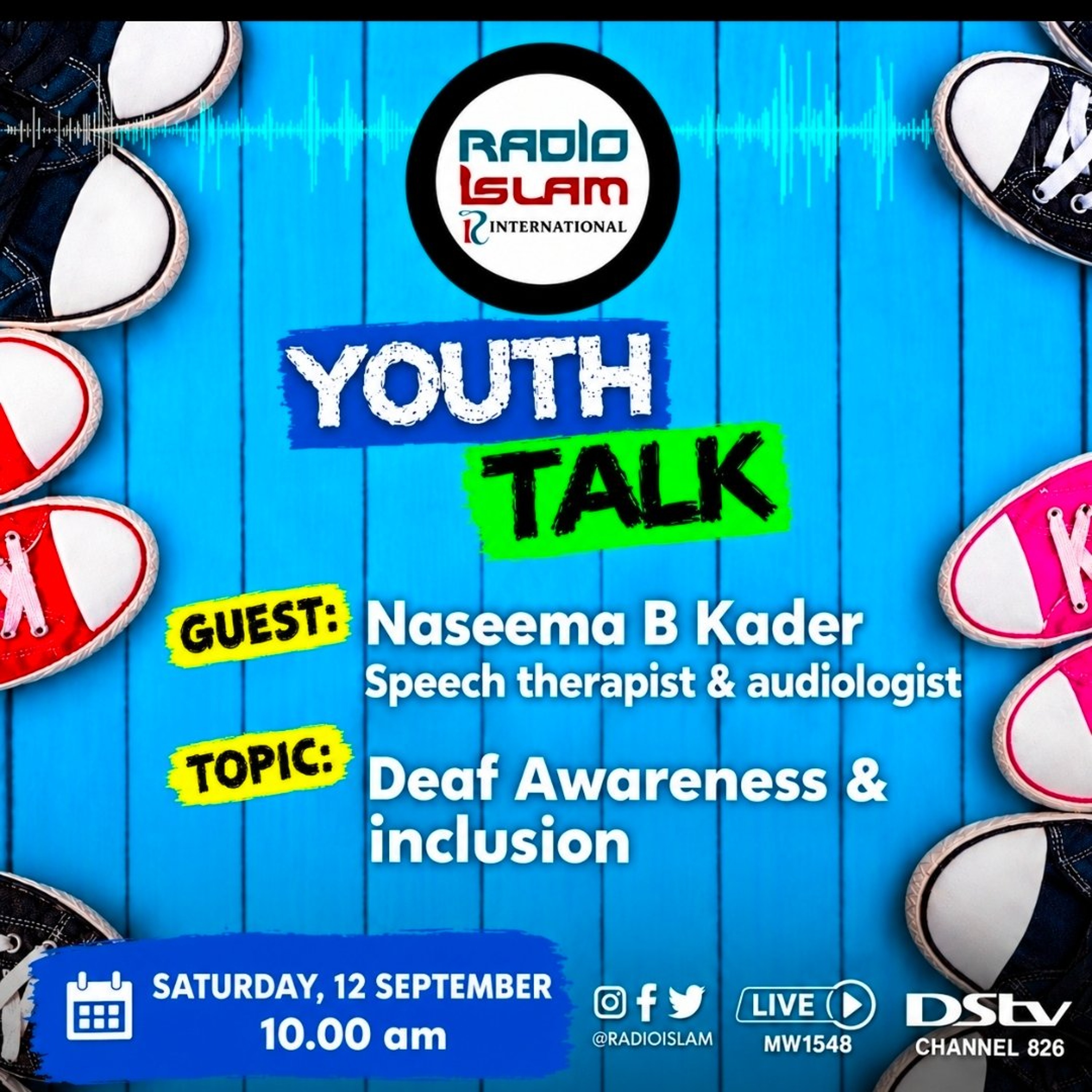 Deaf Awareness & inclusion Guest: Naseema Kader, Speech therapist & audiologist episode artwork