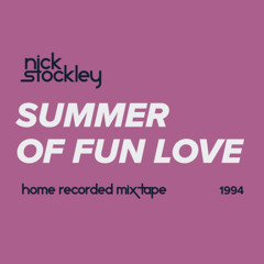 Summer of Fun Love 1994 Cassette Mix Tape