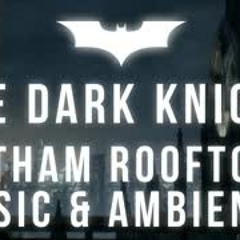 The Dark Knight Music & Ambience | Peaceful Rain on Gotham Rooftops