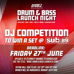 WOBZ DRUM AND BASS DJ COMP KAVSTAR ENTRY