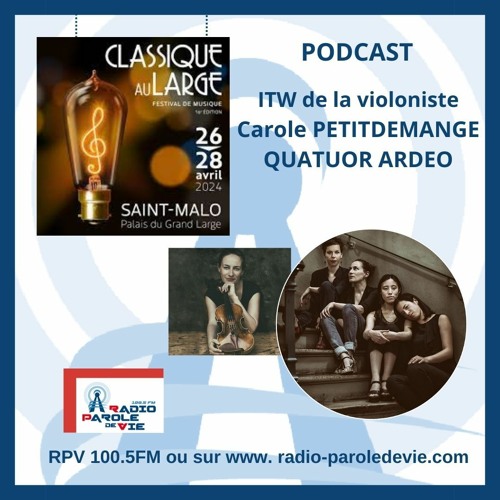 Classique Au Large Saint Malo 2024 - Carole Petitdemange QUATUOR ARDEO