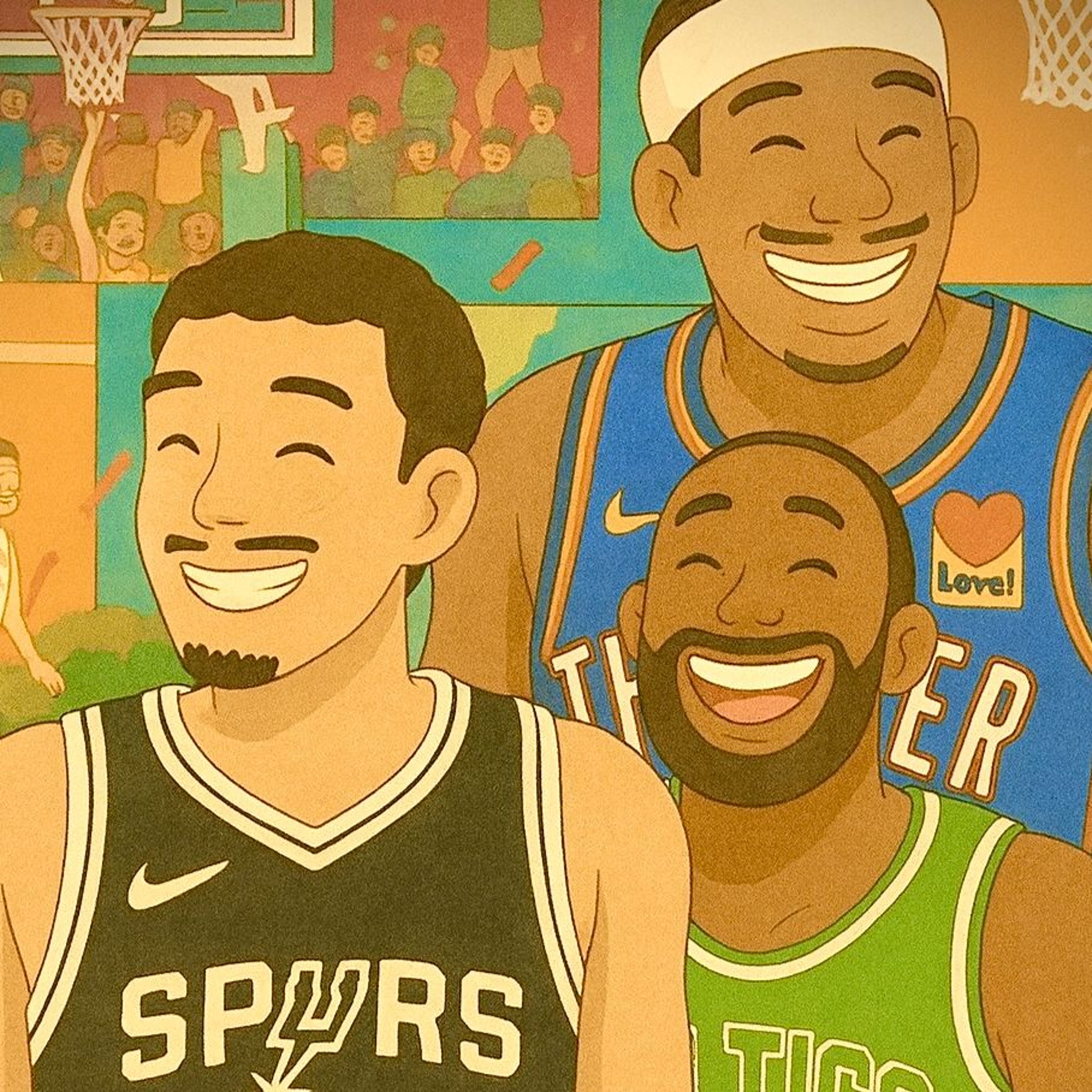 第 260 集 — 公開10年前黑歷史！雷霆挑戰73勇、Wemby強勢回歸、手機看片＆笑話大賽