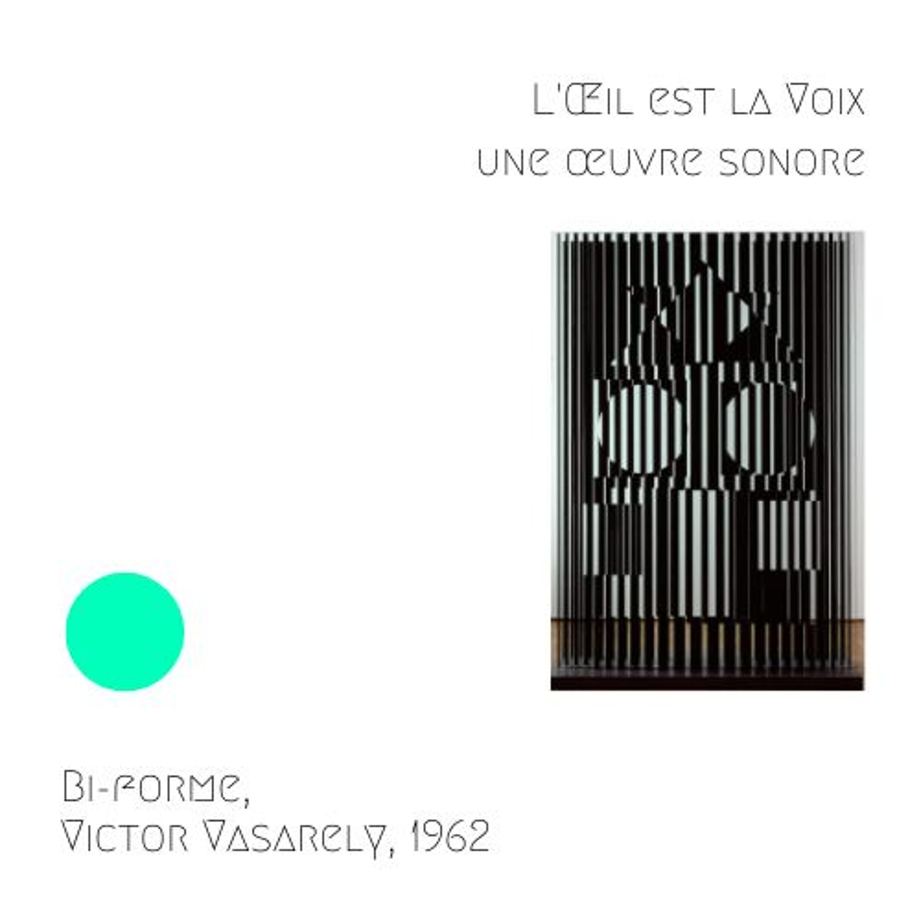 CHANEL- Bi-forme, Victor Vasarely, 1962