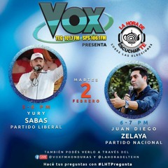 LHT 2 febrero 2021 La Hora de Escucharte - Yuri Sabas - Juan Diego Zelaya