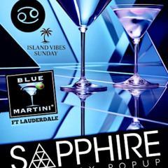 Sapphire IslandVibesSundays at BlueMartini - June 29th - Waggy Tee AbhiEQ Undisputed
