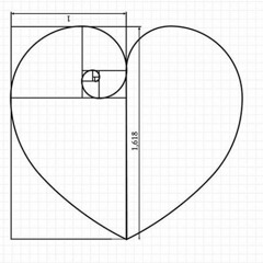 in heart shapes