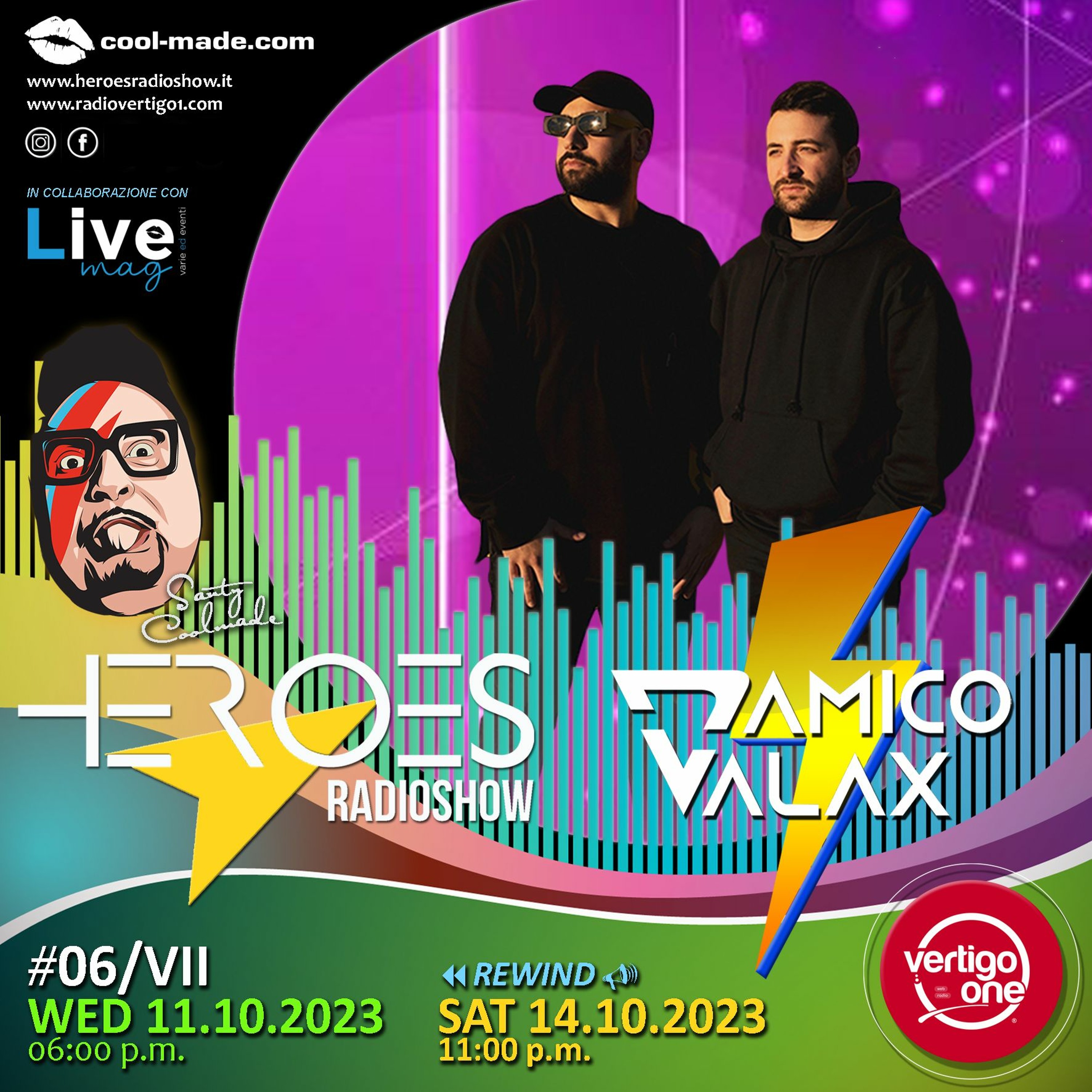 06/2023-24> HEROES RadioShow - Special Guest  D'AMICO & VALAX episode artwork