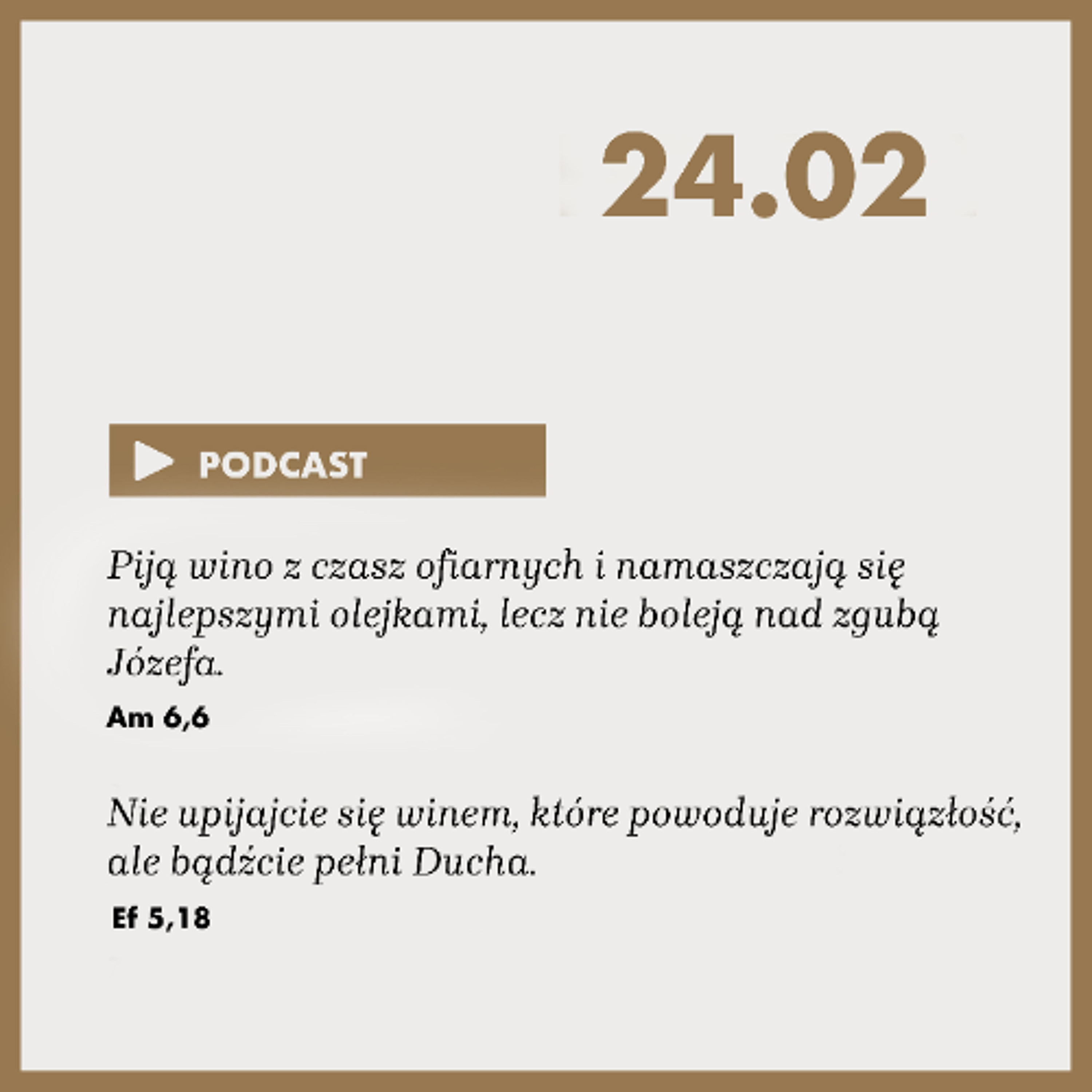 Poranek ze Słowem na 24 lutego 2025 episode artwork