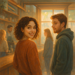 Behind Her in Line