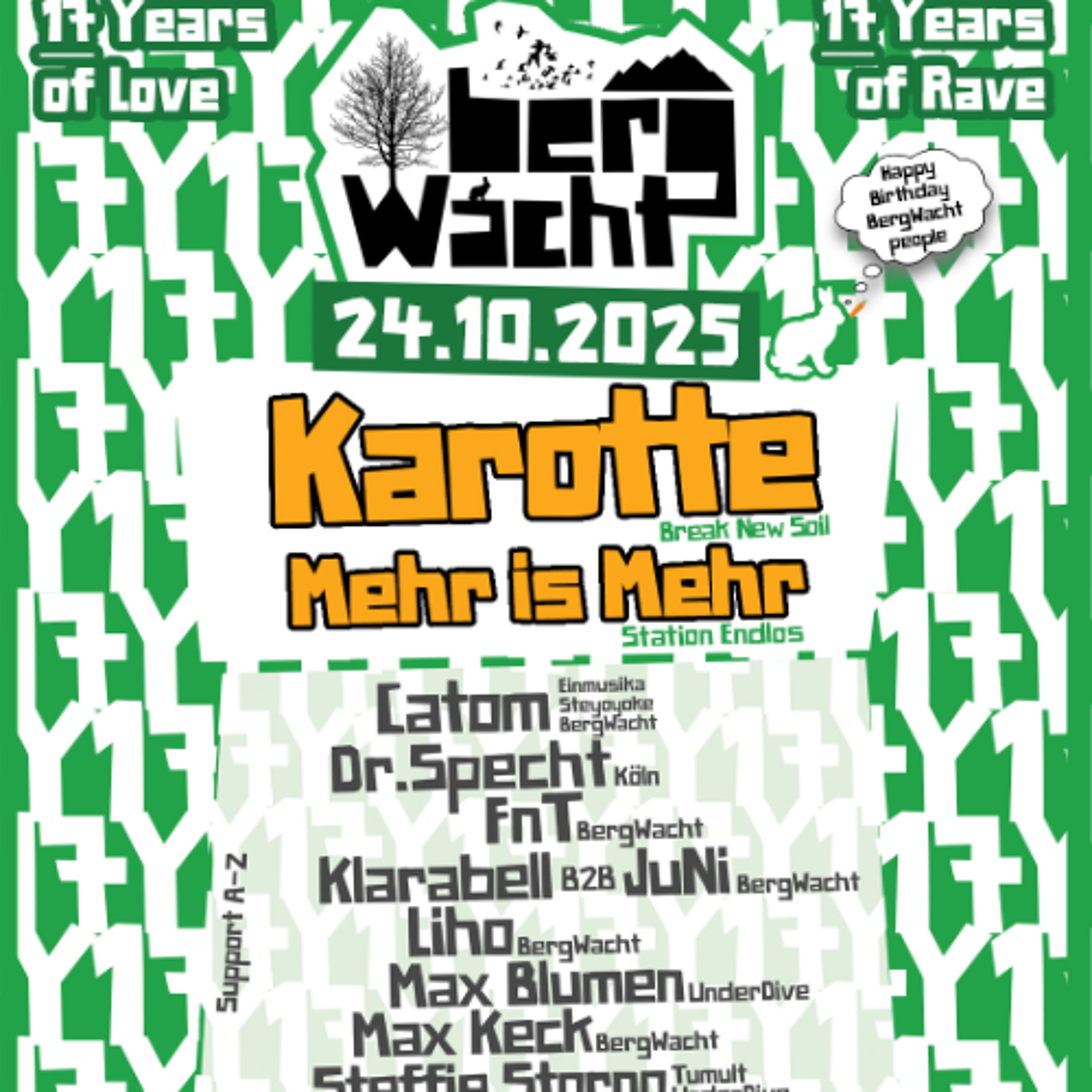 Klarabell b2b JuNi @ 17 Jahre BergWacht Artheater Cologne 24.10.2025 episode artwork