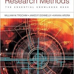 Access KINDLE 💖 Research Methods: The Essential Knowledge Base by Trochim,Donnelly,A