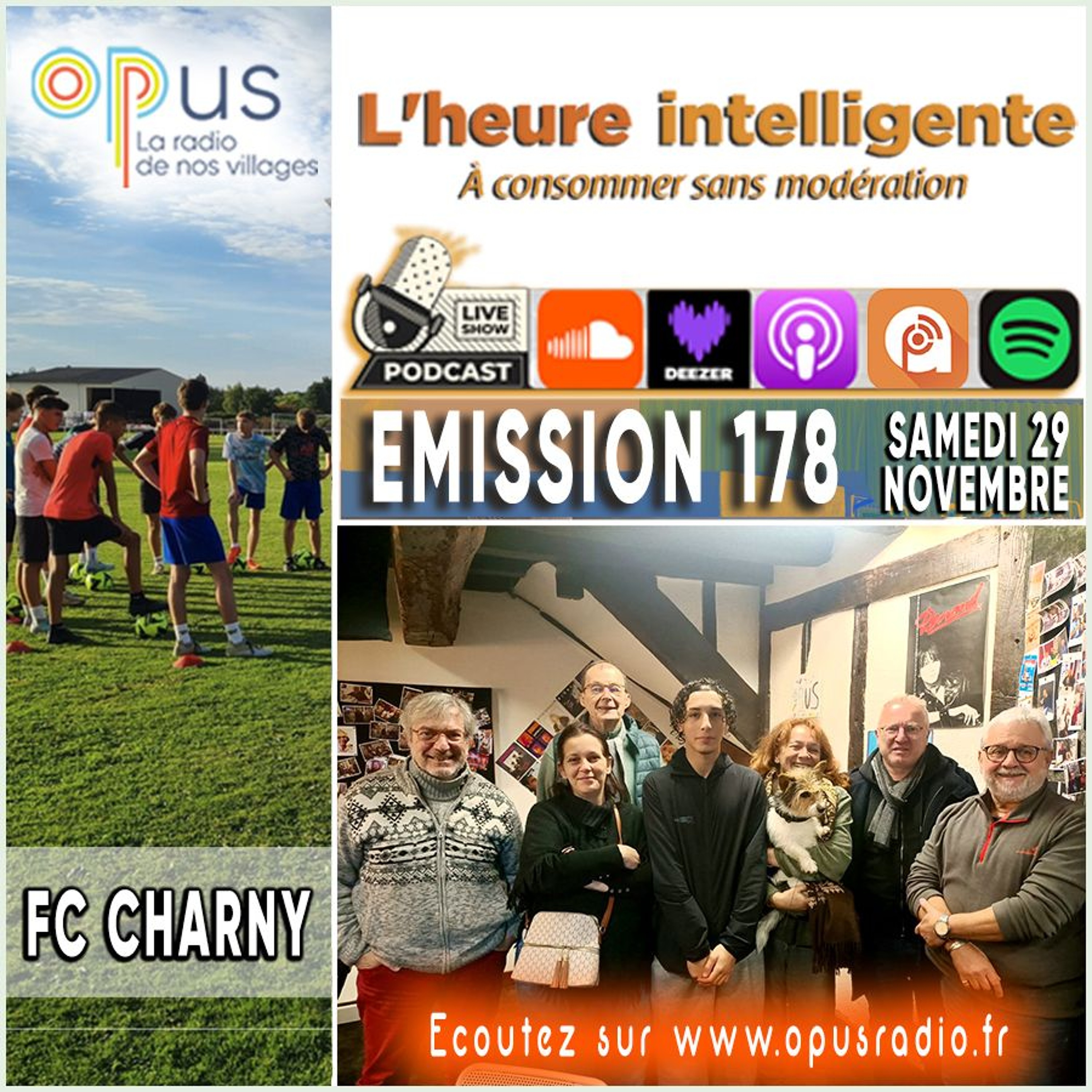 L’heure intelligente Em178 - 29/11/25 : Football club de Charny