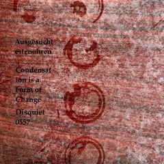 Condensation is a Form of Change [Disquiet0557]