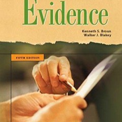 Ebook Broun and Blakey's Black Letter Outline on Evidence, 5th for ipad