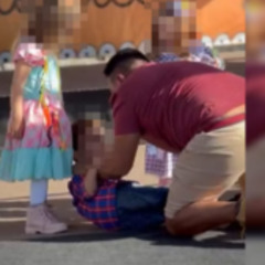 Viral Videos ] pai agride crianca em festa junina junina