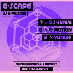 e•scape ✧ December 6 2021 ✧ last datafruit.fm stream