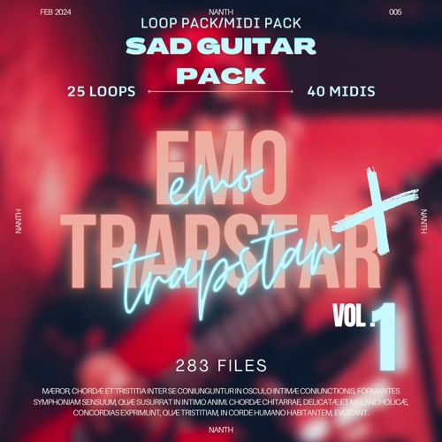 Stream Emo TrapStar Vol.1 by NANTH LOOPS | Listen online for free on ...