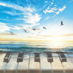 Ocean Music 🌊 Sleeping Music 😴 Relaxing Piano Music 🎹 Dream Sounds Spring Water Piano