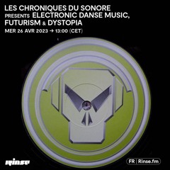 Victor Dermenghem / les chroniques du sonore : Club music futurism and dystopia - 26 Avril 2023