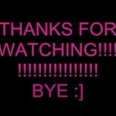 bye bye