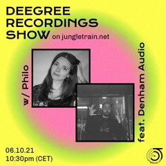 211006 - Deegree Recordings Show on jungletrain.net feat. Denham Audio